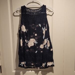 Floral Lace Trim Torrid Top